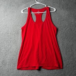 90 Degree by Reflex Tank Top Women's XL Red Sleeveless Racerback